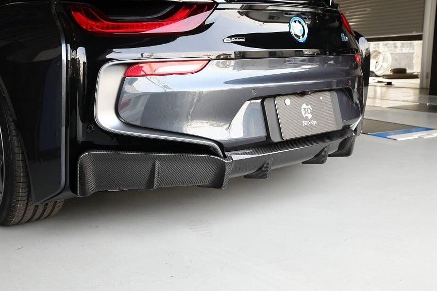 3D Design - i8 I12 Rear Diffuser without exhaust tip