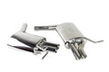 RENNtech Stainless Steel Sport Mufflers - Mercedes / C218 CLS550 / W212 E550 / M278 /4.7L V8 BiTurbo