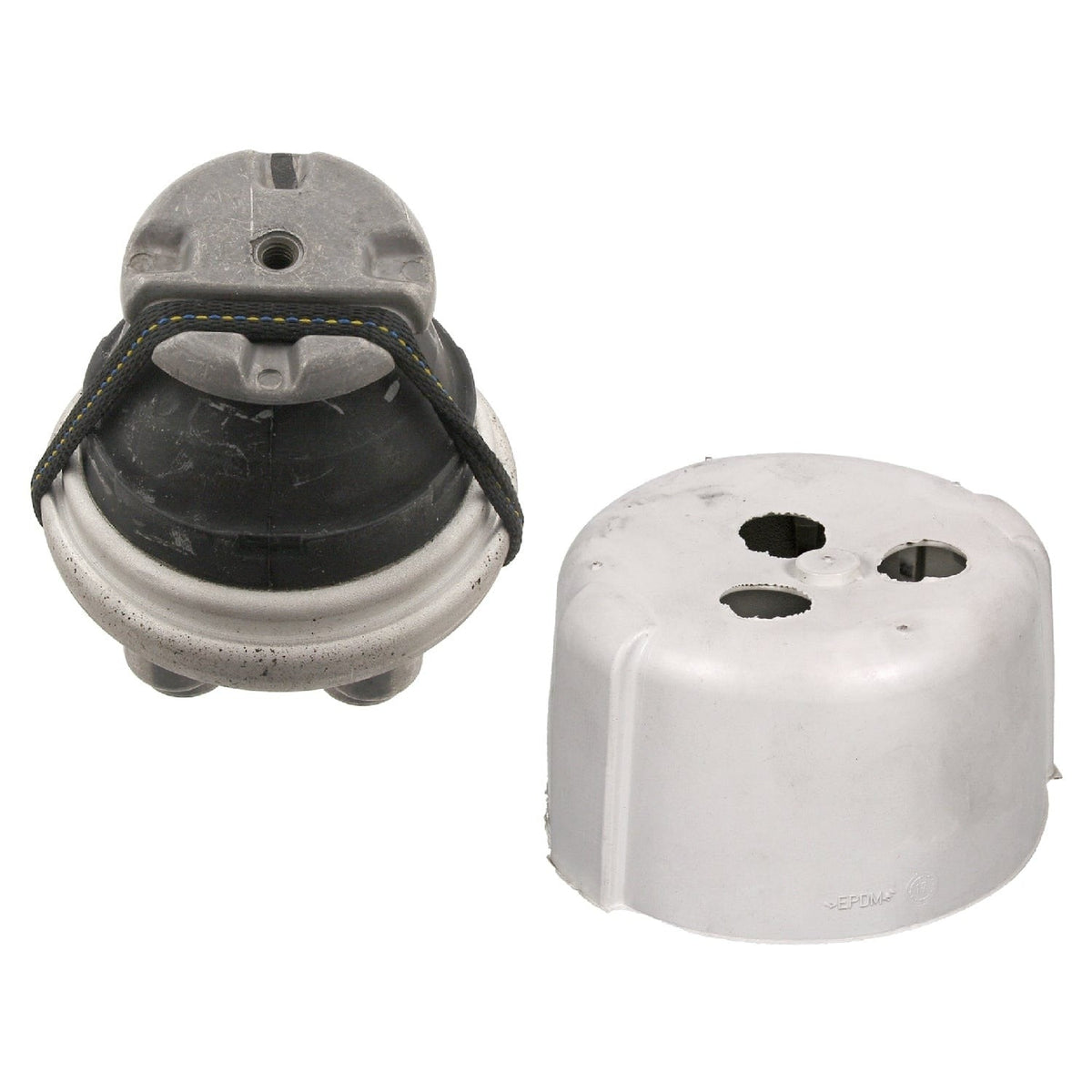 Engine Mount with Protective Cap - Mercedes