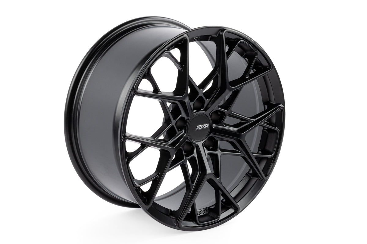 APR A02 18" 5x112 Satin Black Flow Formed Wheel