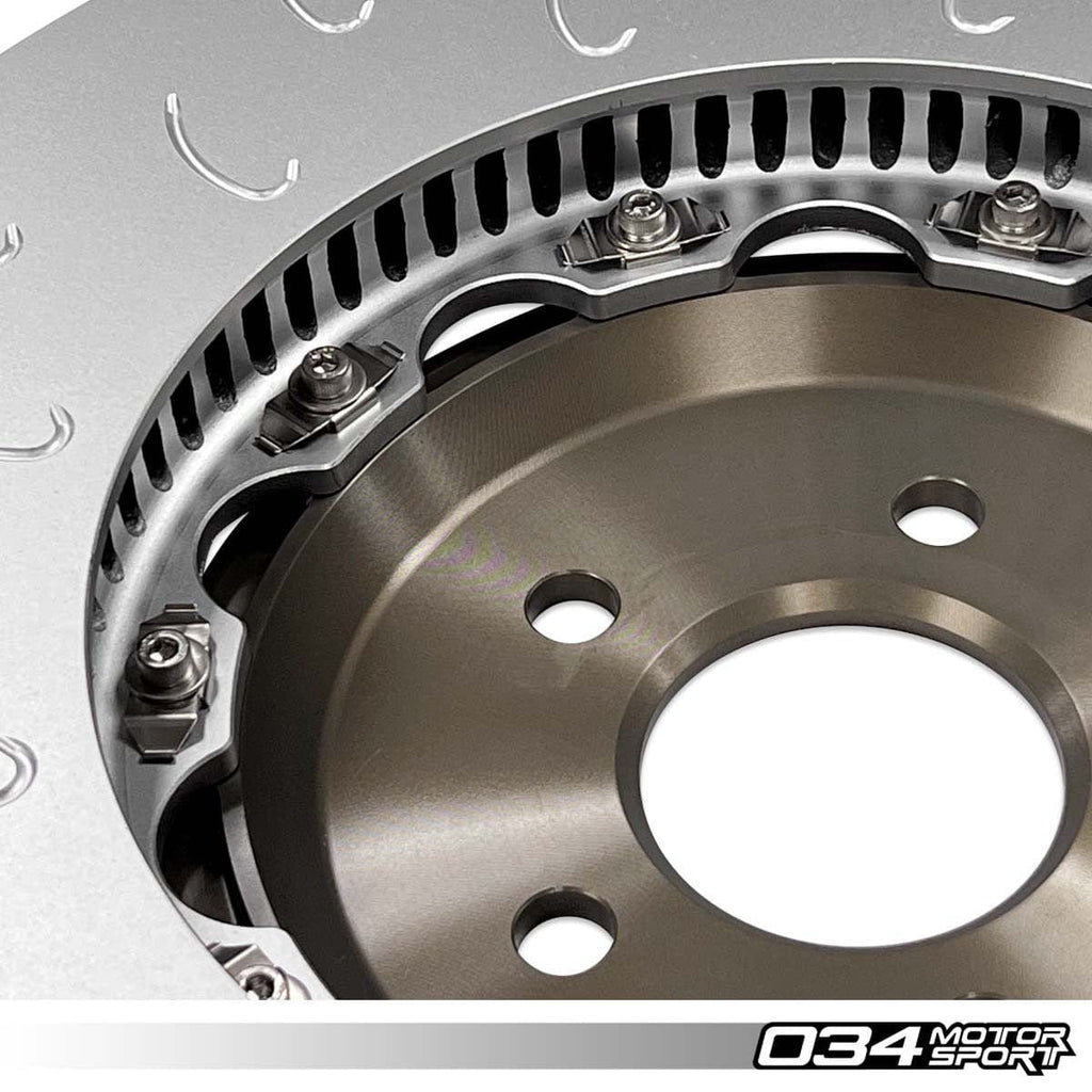 034Motorsport 2-Piece Floating Front Brake Rotor Upgrade Kit - Audi B9 / B9.5 / RS5 / 4M / 4M.5 / Q7 / Q8
