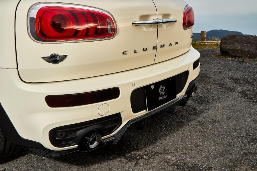 3D Design F54 Mini Cooper Clubman JCW Carbon Rear Diffuser