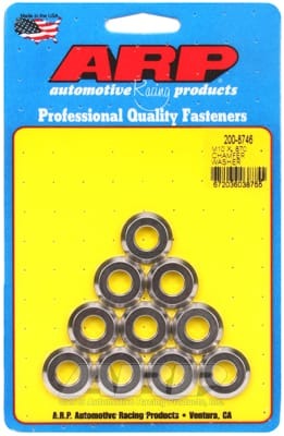 ARP M10 ID .870 OD Black Chamfer Washers (Set of 10)