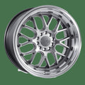 F1R F21 18" 5x112/114.3 Hyper Black w/ Polish Lip