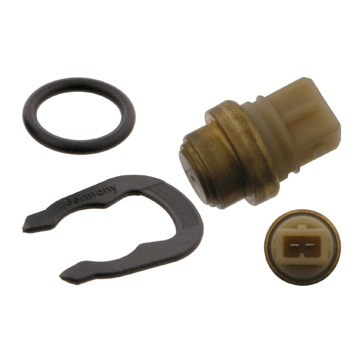 Coolant Temperature Sensor with Seal & Retaining Spring - VW/Audi