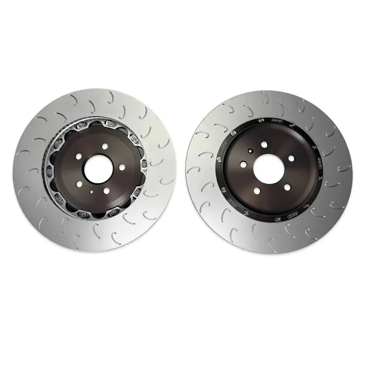 034 Motorsport 2-Piece Floating Rear Brake Rotor Upgrade - Audi / C8 / RS6 / RS7 (370x30mm)