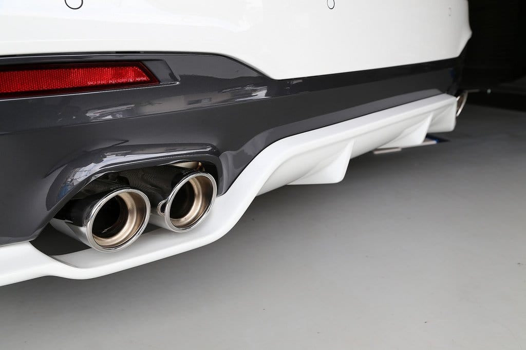 3D Design - 5 Series G30 M-Sport Rear Diffuser installs with OE M-Sport Diffuser