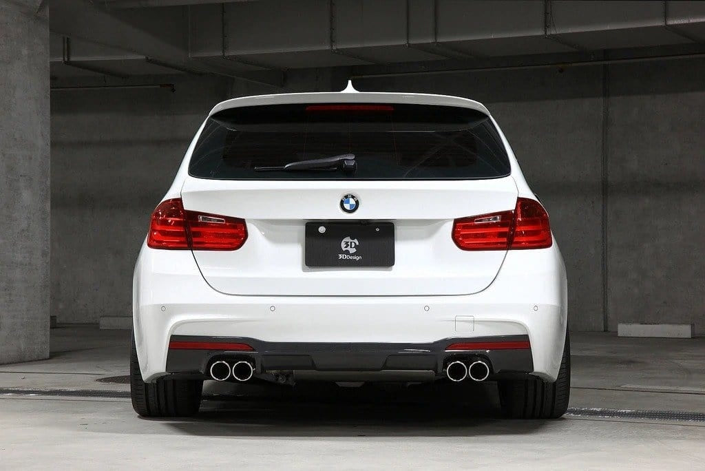 3D Design F30 / F31 3-Series M-Sport Carbon Rear Diffuser
