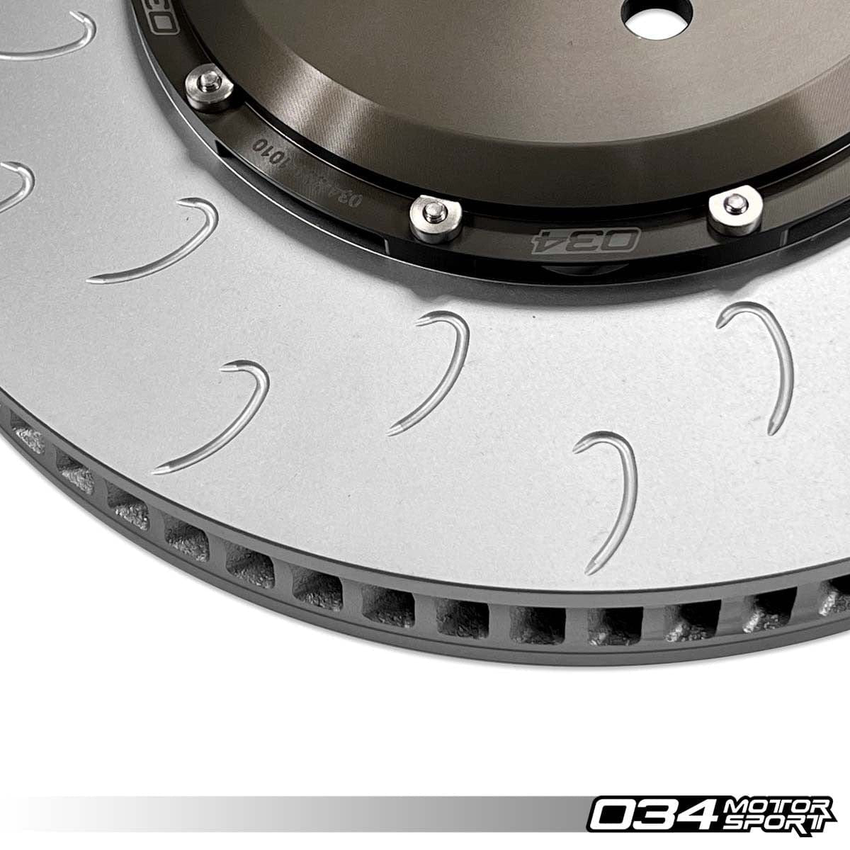 034Motorsport 2-Piece Floating Front Brake Rotor Upgrade Kit - Audi B9 / B9.5 / RS5 / 4M / 4M.5 / Q7 / Q8
