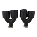 XForce Black Quad 4.5 inch Tip - VW / MK8 / MK8.5 / Golf R