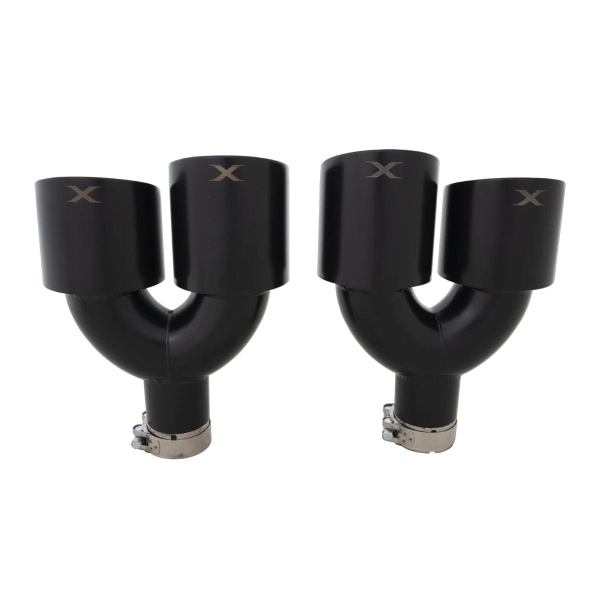 XForce Black Quad 4.5 inch Tip - VW / MK8 / MK8.5 / Golf R