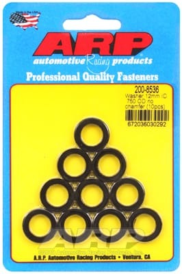 ARP M12 ID .750 OD No Chamfer Washers (Set of 10)