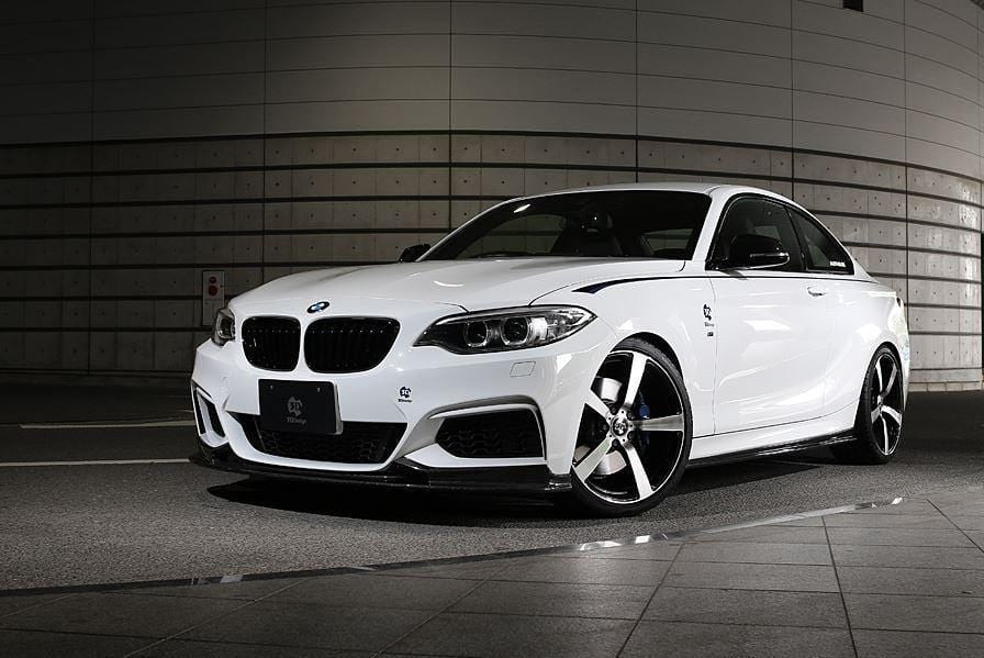 3D Design F22 2-Series M-Sport Carbon Side Skirt Set