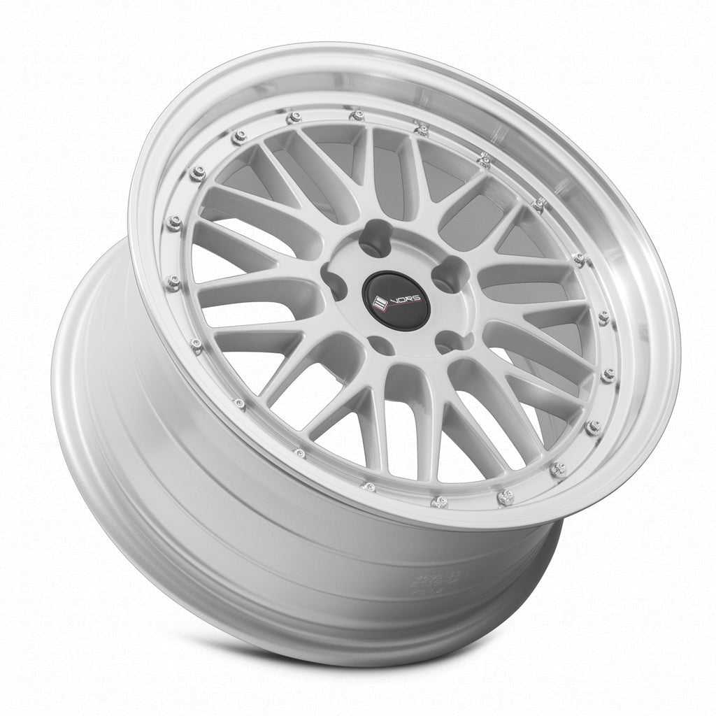 VORS VR8 17" 5x105 Silver Machined Lip