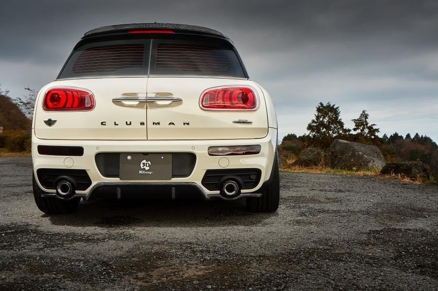 3D Design F54 Mini Cooper Clubman JCW Carbon Rear Diffuser