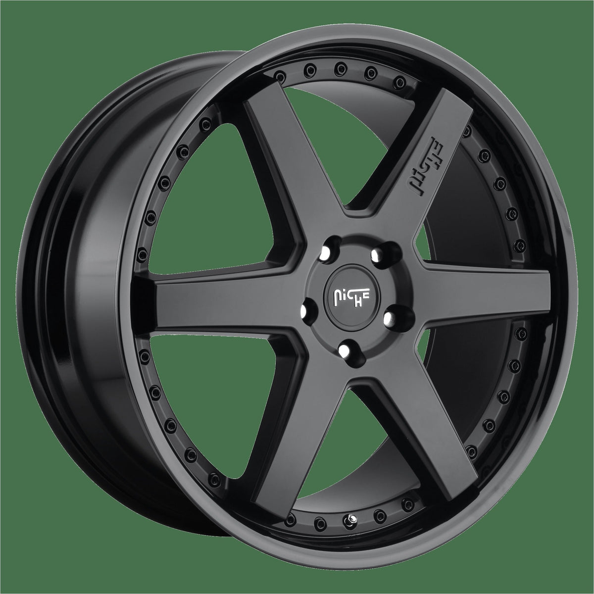 Niche 1PC M192 Altair 20" 5x112 Gloss Black Matte Black