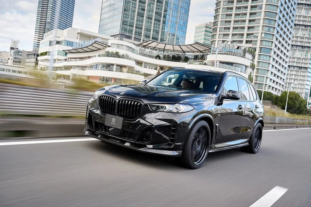 3D Design LCI Carbon Front Lip Spoiler - BMW G05 X5