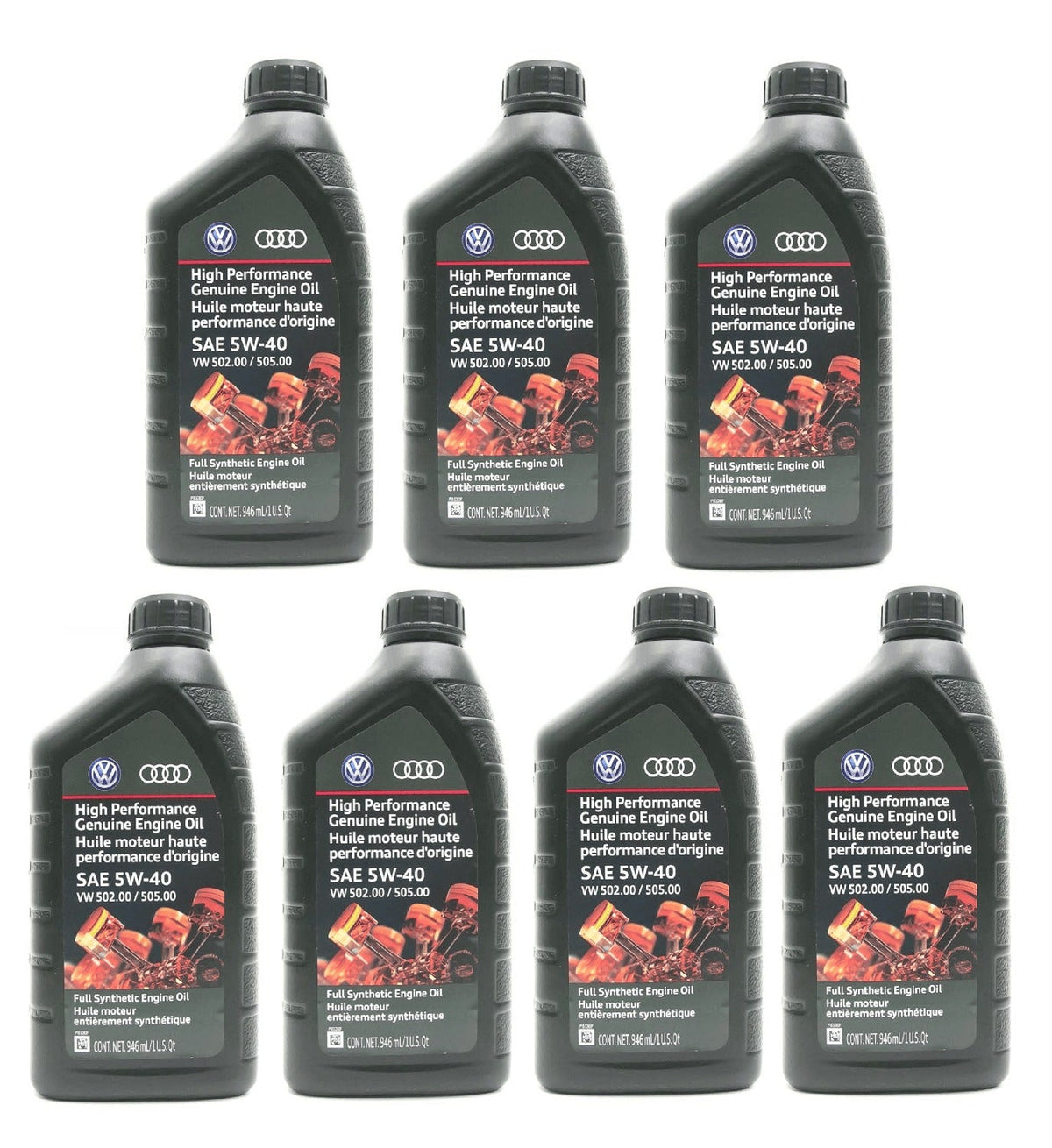Engine Oil (Genuine 5w-40) - 7 Quarts