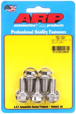 ARP M10 x 1.5 20mm UHL Hex SS Bolts (Set of 5)