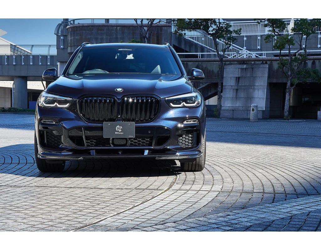 3D Design G05 X5 Carbon Under Splitter Set
