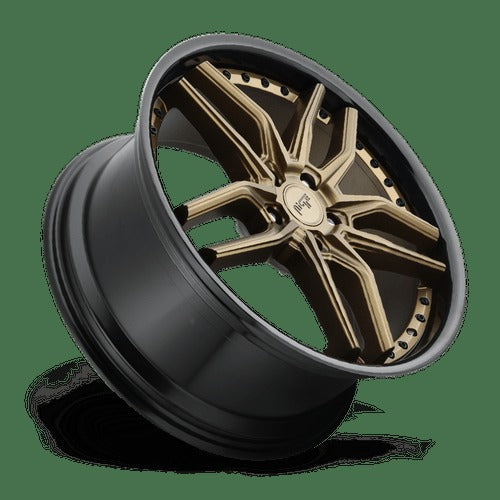 Niche 1PC M195 Methos 20" 5x112 Matte Bronze Black Bead Ring