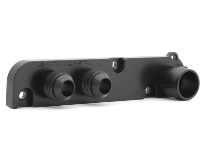 034Motorsport Valve Cover Breather AN Adapter - Black - 2.0T FSI