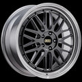 BBS LM 18" 5x112 Diamond Black Center / Diamond Cut Lip