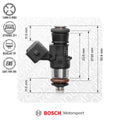 Nuke Performance Bosch injector 1462cc