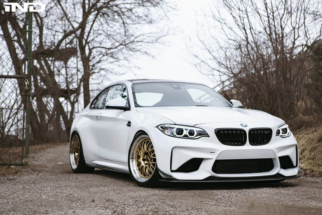3D Design - M2 F87 Bumper Canards Carbon