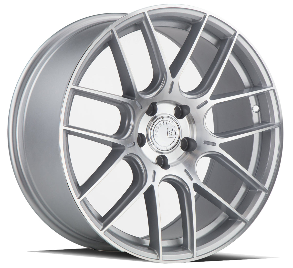 Aodhan AH-X 18" 5x112 Gloss Silver Machined Face