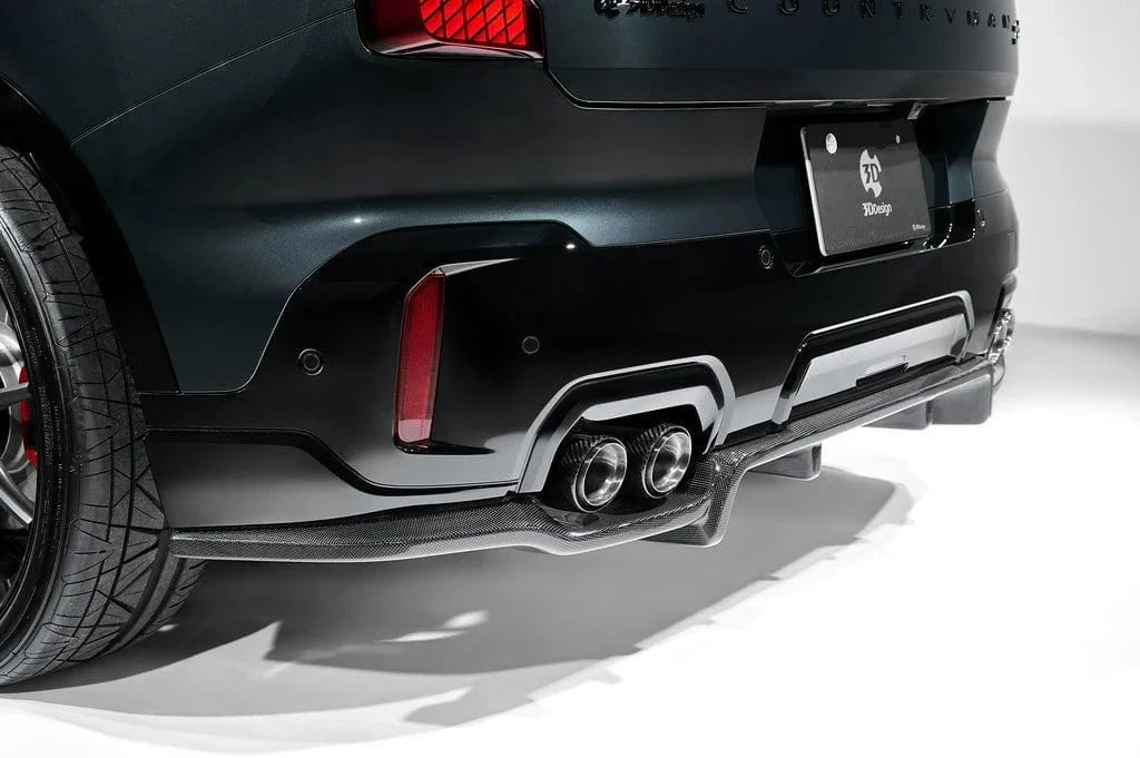 3D Design MINI U25 Countryman JCW Carbon Rear Diffuser (2025+)
