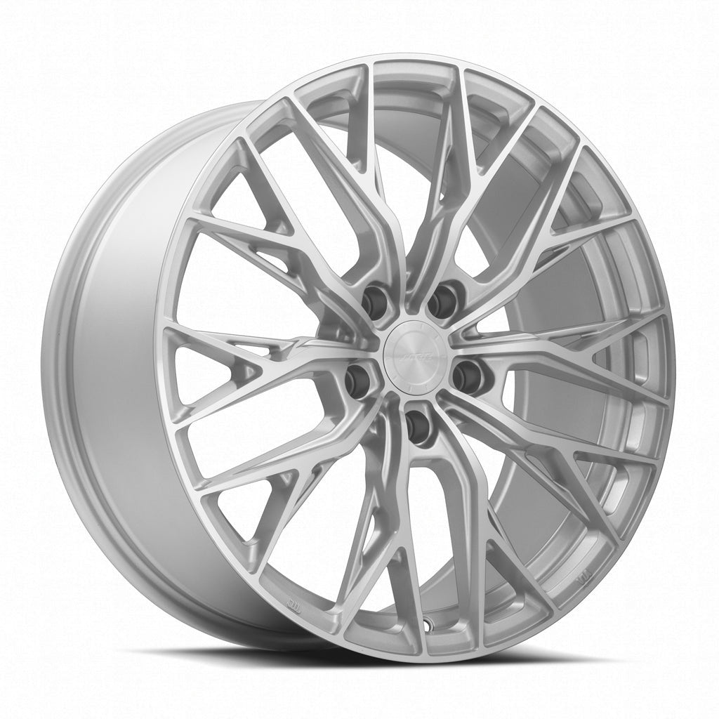 MRR GF5 21" 5x108 Silver Machined Face
