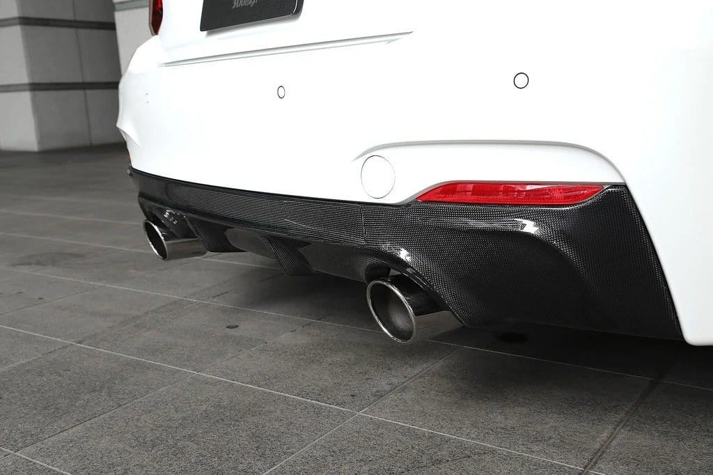 3D Design F22 2-Series M-Sport Carbon Rear Diffuser