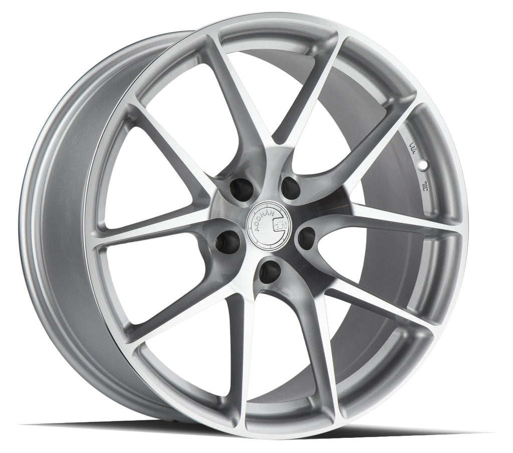 Aodhan AFF7 19" 5x112 Gloss Silver Machined Face