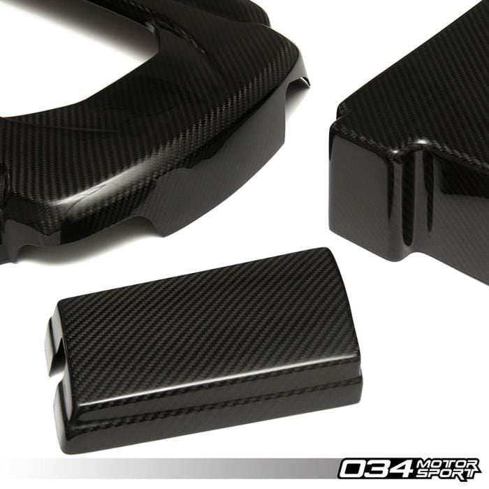 034Motorsport Carbon Fiber Engine Cover Package - 8V Audi S3