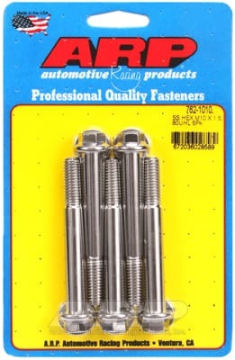 ARP M10 x 1.5 x 80 Hex SS Bolts (Set of 5)