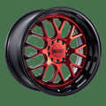 F1R F21 18" 5x112/114.3 Candy Red w/ Black Lip