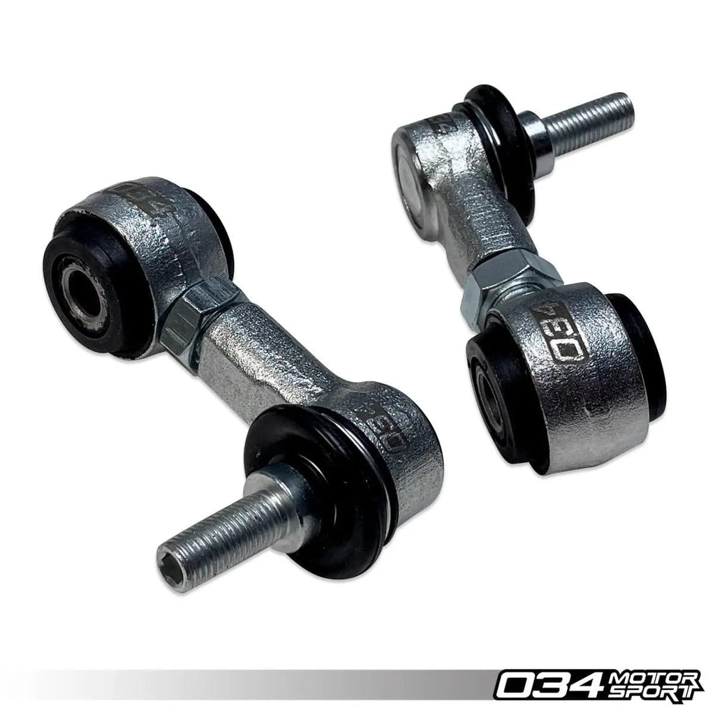 034Motorsport Dynamic+ Adjustable Rear Sway Bar End Link Kit - Audi / B8 / B8.5 / A4 / A5 / S4 / S5 Q5 / SQ5 / C7 / C7.5 / A6 / S6 / RS6 / A7 / S7 / RS7