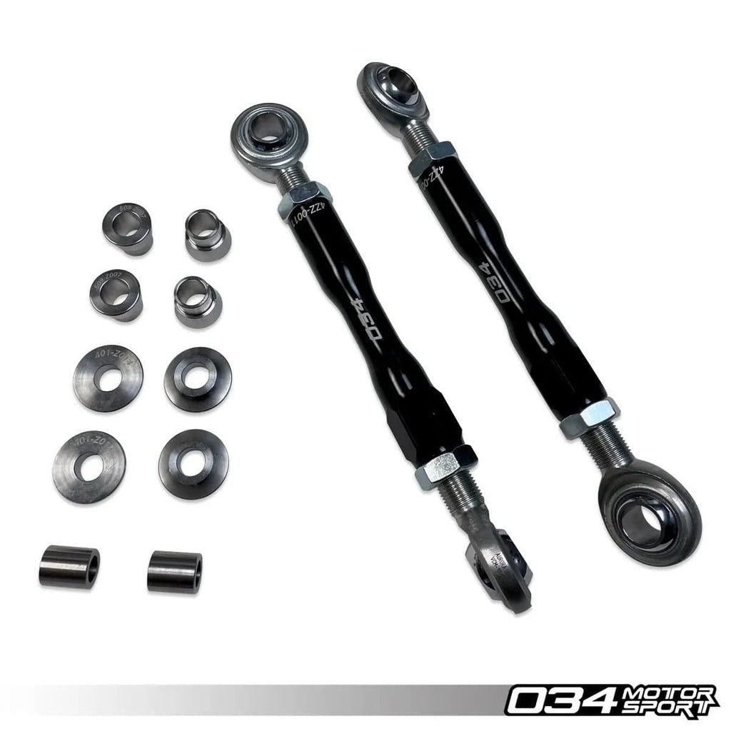 034Motorsport Dynamic+ Adjustable Sway Bar Bundle Package - VW / Audi / 4.2L / V8 / 5.2L / V10 / Gen 1 / Gen 1.5 / R8