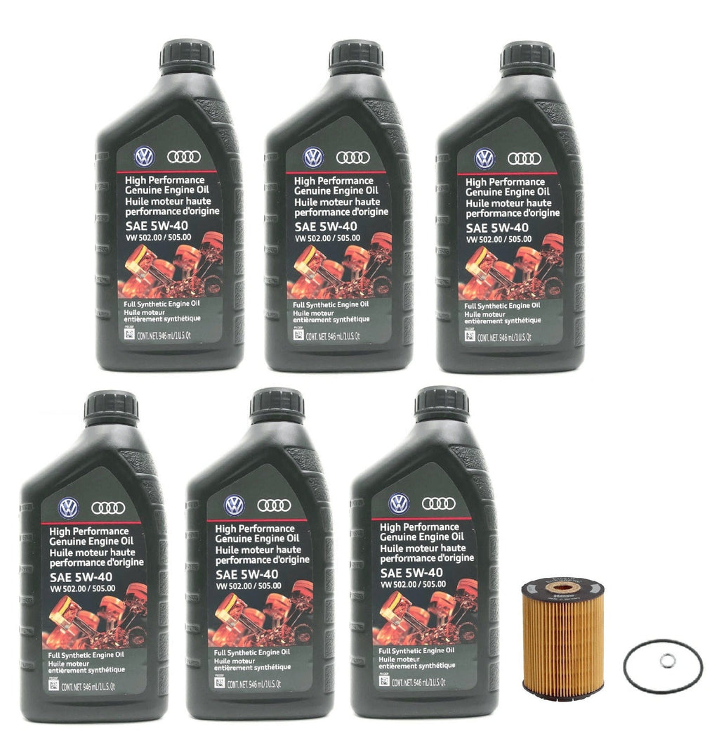 Oil Service Kit (Genuine 5w-40) - VW Mk3 12v VR6