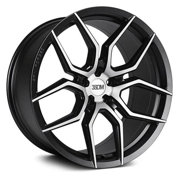 3SDM 0.50 Wheel | 20" Matte Black with Brushed Face