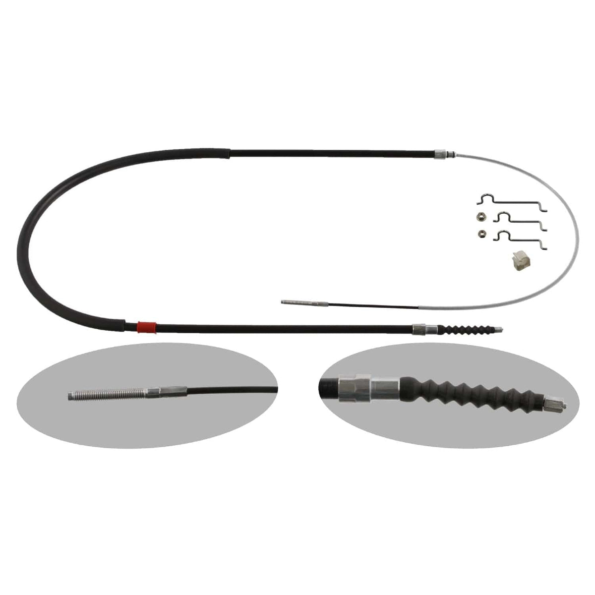 Brake Cable with Additional Parts - BMW