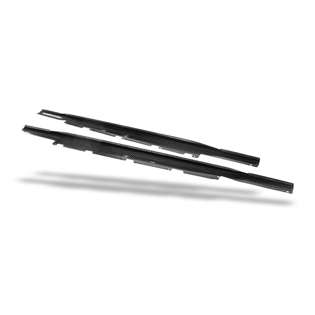 Revozport Carbon Fiber Side Skirts - Audi C8 RS7
