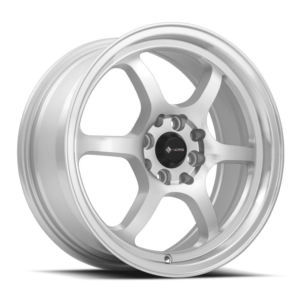 VORS LT61 16" 4x100/4x114.3 Silver Machined Face