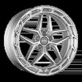 F1R FS5 20" 5x112 Machine Silver