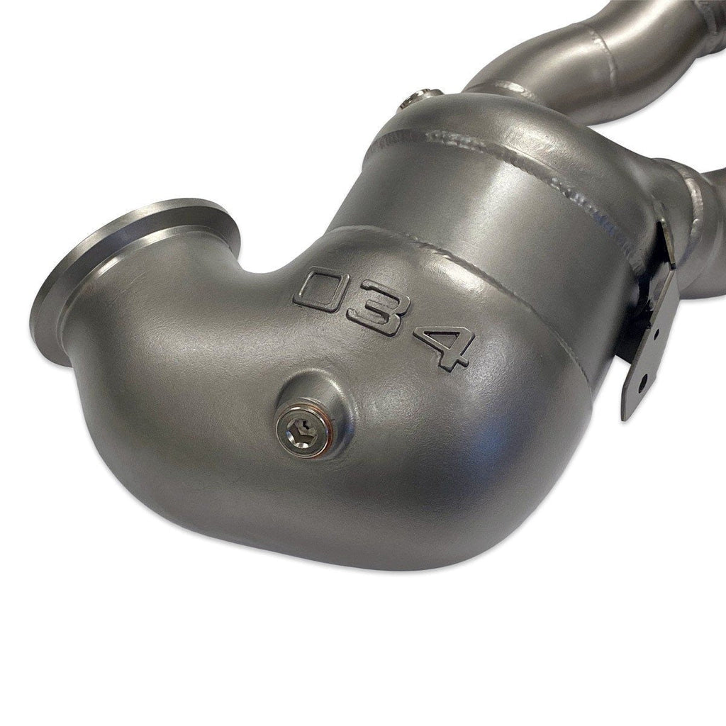 034Motorsport Stainless Steel Performance Downpipe / Audi 8S TTRS / 8V.5 RS3