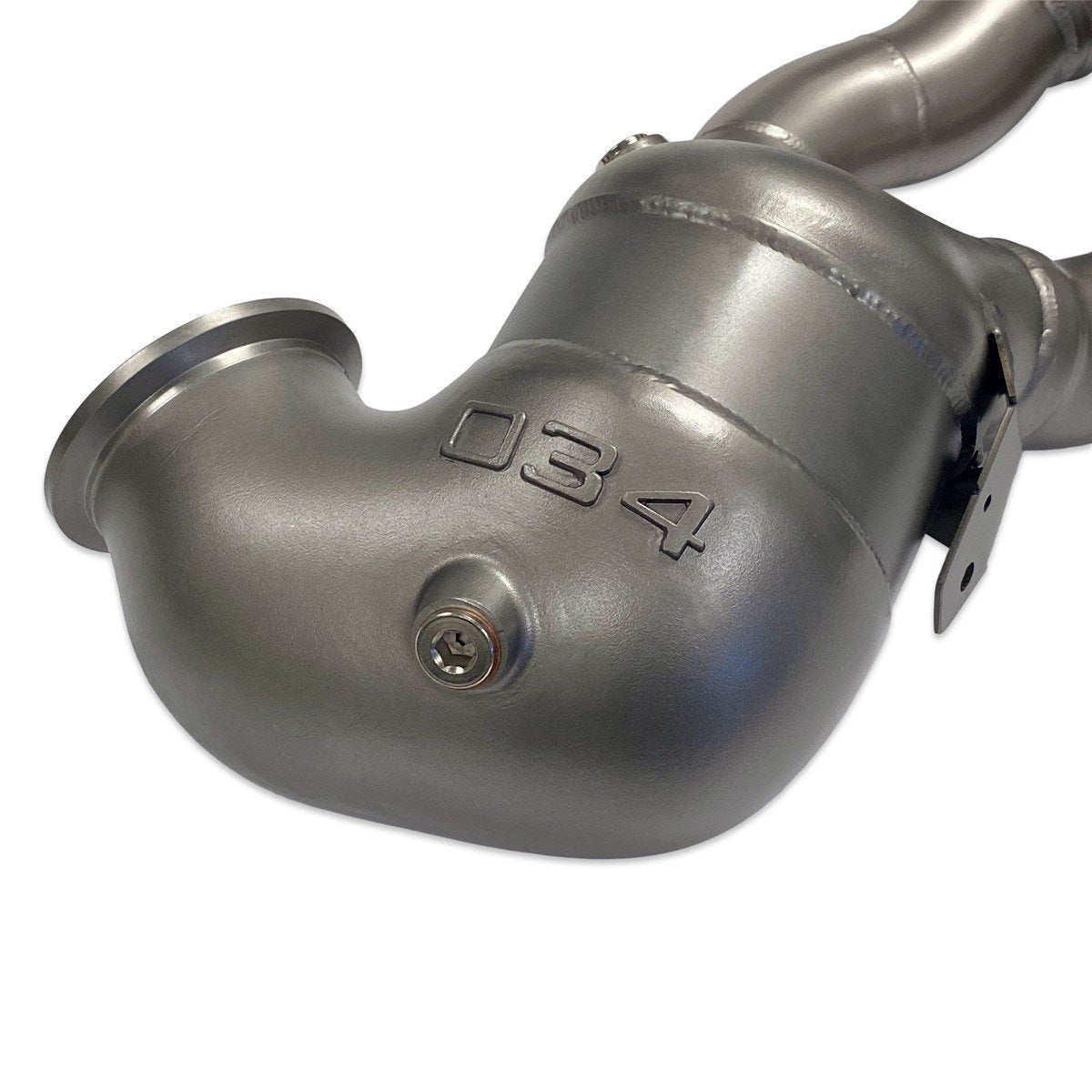034Motorsport Stainless Steel Performance Downpipe / Audi 8S TTRS / 8V.5 RS3