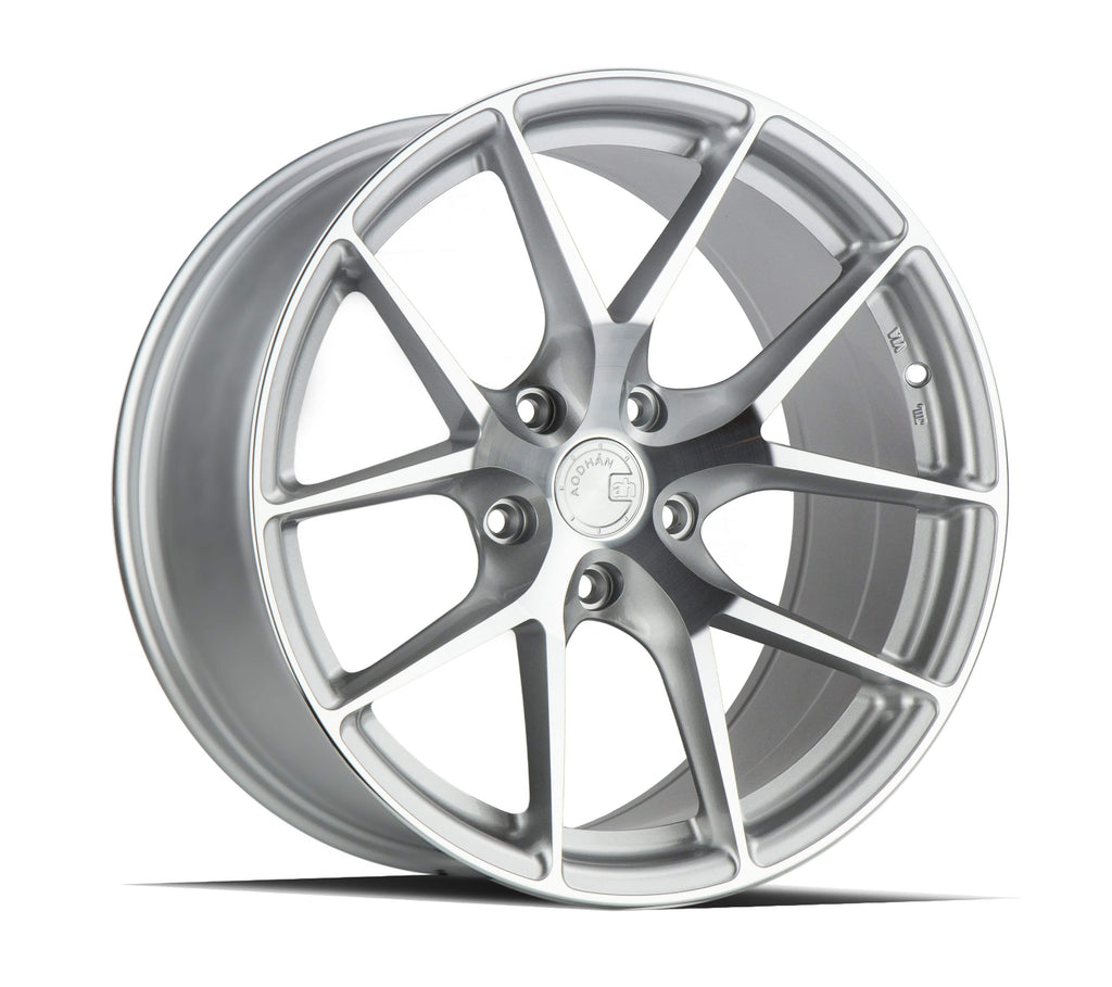 Aodhan AFF7 18" 5x112 Gloss Silver Machined Face