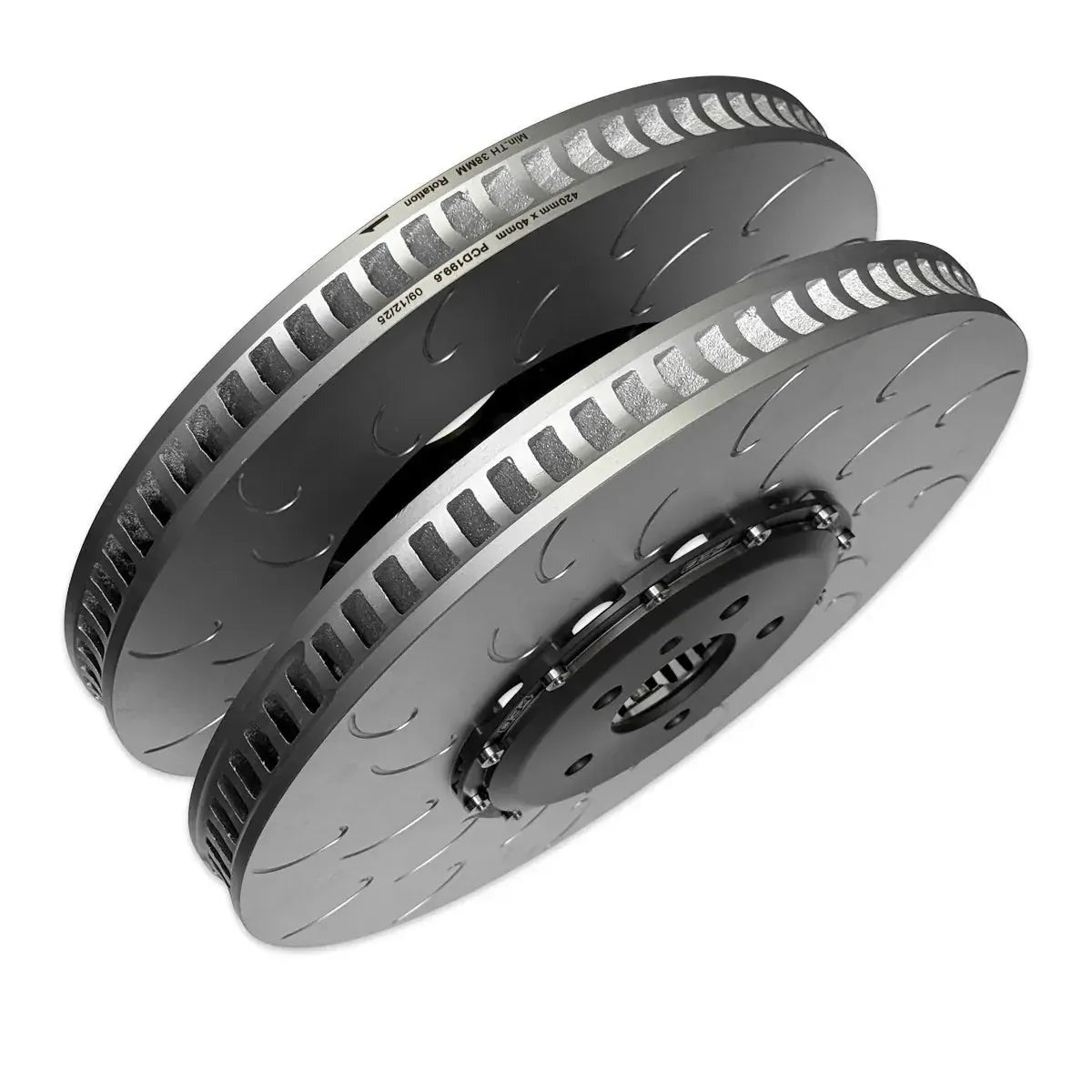 034 Motorsport 2-Piece Floating Front Brake Rotor Upgrade - Audi / C8 / RS6 / RS7 (420x40mm)