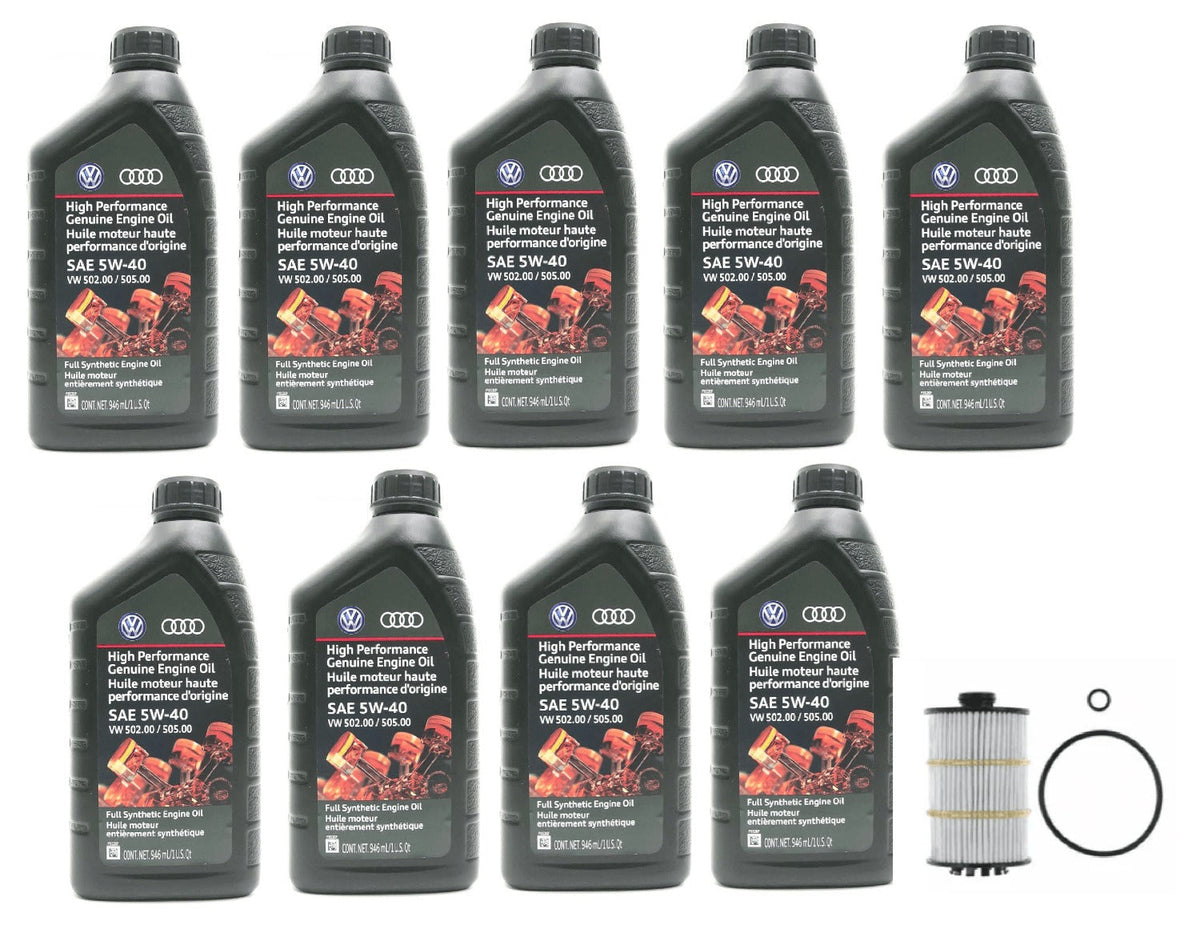 Oil Service Kit (Genuine 5w-40) - Audi 4.0T